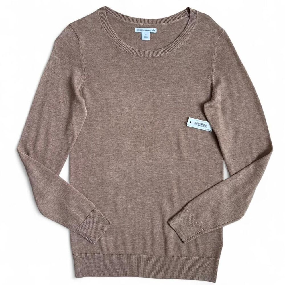 Light Brown Lightweight Knit Sweater Women’s Size XS